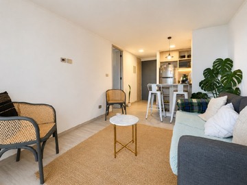 Departamento en arriendo mensual en Costa de montemar, Concón - 1 dormitorio, 1 baño
