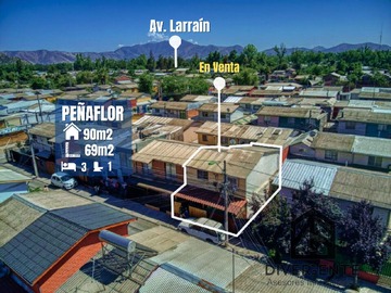 Casa en venta en Pasaje Cerro Cordillera, Peñaflor, Región Metropolitana de Santiago 9750000, Chile, Peñaflor - 3 dormitorios, 1 baño