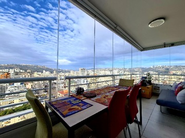 Departamento en arriendo mensual en 3 poniente 123, Viña del Mar - 2 dormitorios, 2 baños