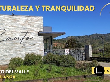 Parcela en venta en Condominio Canto del Valle, Casablanca