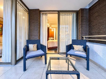 Departamento en arriendo mensual en Departamento Amoblado 1D/1B Las Condes (183319), Las Condes - 1 dormitorio, 1 baño