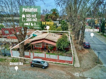 Casa en venta en Concordia 667, Peñaflor, Santiago Metropolitan Region 9750000, Chile, Peñaflor - 4 dormitorios, 3 baños