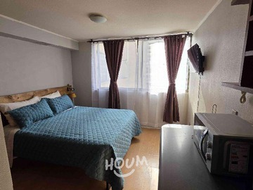 Departamento en arriendo mensual en Granados, Santiago - 1 dormitorio, 1 baño