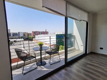 Departamento en arriendo mensual en sazie 2557, Santiago - 1 dormitorio, 1 baño