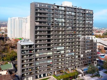Departamento en arriendo mensual en Sta. Cristina con av. Macul, Macul - 2 dormitorios, 2 baños