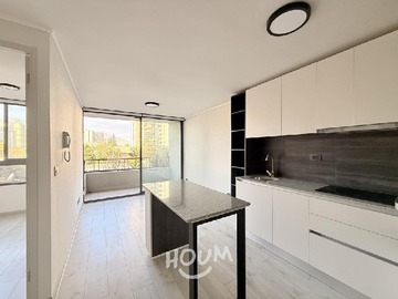 Departamento en arriendo mensual en Santa Elisa, La Cisterna - 2 dormitorios, 1 baño