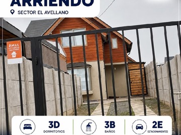 Casa en arriendo mensual en Parque el avellano, Talca - 3 dormitorios, 3 baños