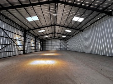 Terreno Industrial en arriendo mensual en A estrenar!!! galpón de 600 mts2 (100688), Lampa - 1 baño