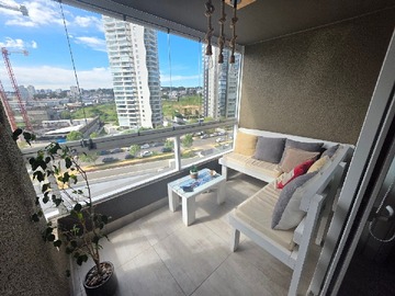 Departamento en arriendo mensual en Costa de Montemar, Concón - 2 dormitorios, 2 baños