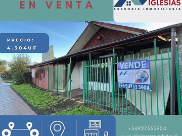 Casa en venta en Av. Pablo neruda, Temuco - 2 dormitorios, 1 baño
