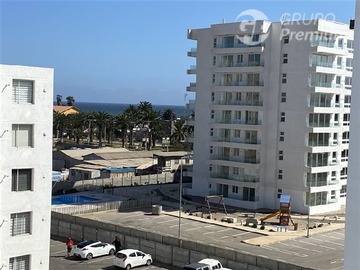 Departamento en arriendo mensual en Portal pacifico ii sector puertas del mar, La Serena - 2 dormitorios, 1 baño