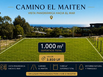 Terreno en venta en Camino el Maiten, Alto Laguna Vista Al Mar