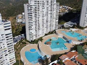 Departamento en arriendo mensual en jardines de reñaca 50, Viña del Mar - 3 dormitorios, 2 baños