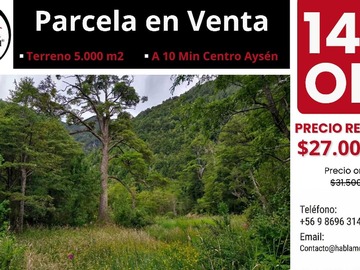 Terreno en venta en Parcela Camino a Bahia Acantilada - Aysén (172839), Aysén