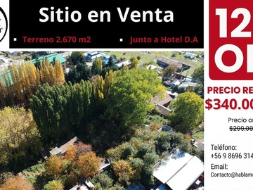 Terreno en venta en Sitio Sector El Divisadero detras Hotel D.A (172842), Coyhaique