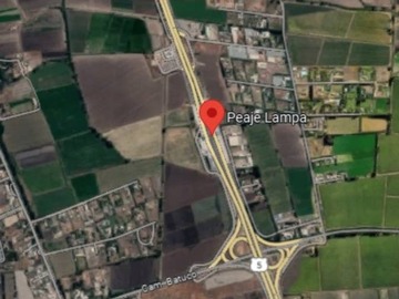 Terreno en venta en Peaje lampa panamerica norte borde de carretera, Colina
