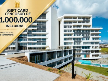 Departamento en venta en Bono de Compra Recibe Una Gift Card Cencosud de 1.000.000 - 2 dormitorios, 1 baño