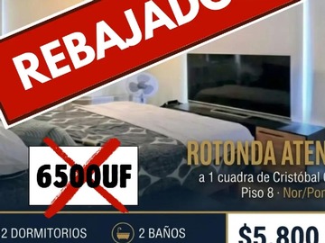 Departamento en venta en Departamento las Condes, Cercano a Rotonda Atenas - 2 dormitorios, 2 baños