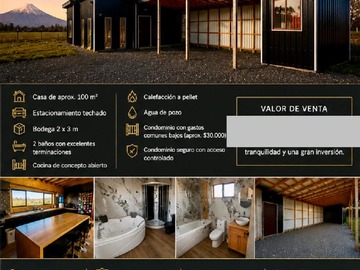 Casa en venta en brisas del oeste, Osorno - 3 dormitorios, 2 baños