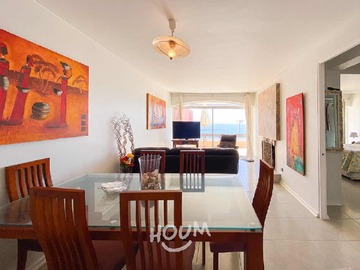 Departamento en venta en Avenida Borgoño, Concón - 3 dormitorios, 2 baños