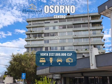 Departamento en venta en Inversión Segura en Ubicación Privilegiada (163993), Osorno - 4 dormitorios, 3 baños