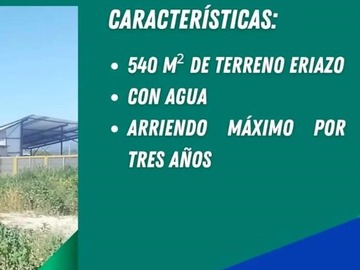 Sitio en arriendo mensual en Cortes, Concón
