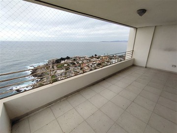 Departamento en venta en Espectacular vista al mar en concón, Concón - 3 dormitorios, 3 baños