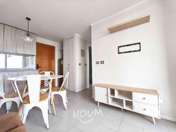 Departamento en arriendo mensual en Avenida Vicuña Mackenna, San Joaquín - 2 dormitorios, 1 baño