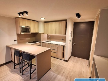 Departamento en arriendo mensual en Metro toesca, Santiago - 1 dormitorio, 1 baño
