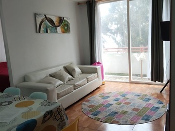 Departamento en arriendo mensual en Condominio bosque del tabo, El Tabo - 3 dormitorios, 1 baño