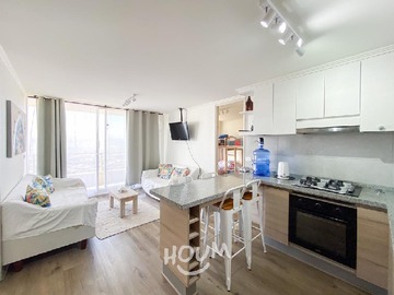 Departamento en arriendo mensual en Sendero Norte, Viña del Mar - 2 dormitorios, 2 baños