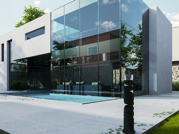 Casa en venta en Casa de Autor a Estrenar con Piscina en Vitacura - 5 dormitorios, 5 baños