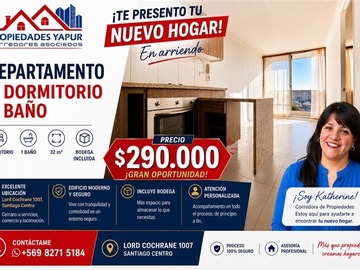 Arriendo Mensual / Departamento / Santiago
