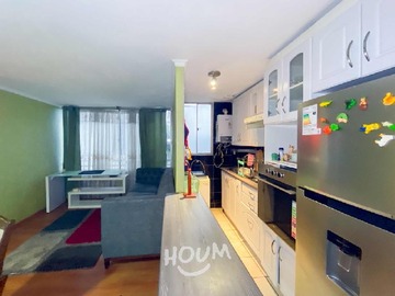 Departamento en arriendo mensual en Isla Picton, Viña del Mar - 2 dormitorios, 1 baño