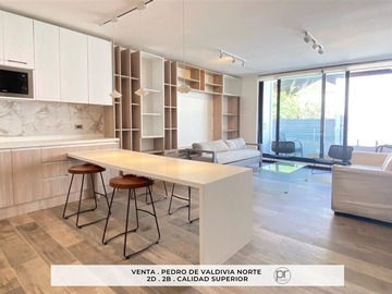 Departamento en venta en Lo Contador, Providencia - 2 dormitorios, 2 baños