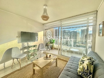 Departamento en venta en Concón, Costa de Montemar, Concón - 1 dormitorio, 1 baño