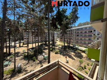 Departamento en venta en Depto 3d y 1b, condominio bosques del tabo eta 4, valparaíso, El Tabo - 3 dormitorios, 1 baño