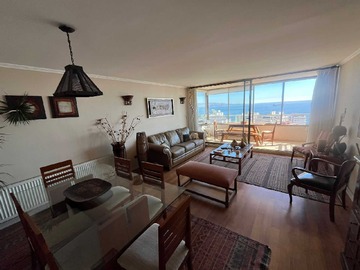 Departamento en venta en Vista-mar Poniente 4dorm 3bañ 2est 1bod 140mt (161440), Viña del Mar - 4 dormitorios, 3 baños