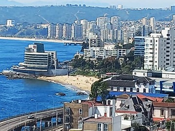 Departamento en arriendo mensual en Diego Portales, Viña del Mar - 2 dormitorios, 1 baño