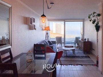 Departamento en arriendo mensual en Avenida Cornisa, Concón - 2 dormitorios, 2 baños