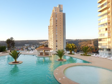 Departamento en venta en Condominio Costa Reñaca / Viña del mar, Viña del Mar - 3 dormitorios, 2 baños
