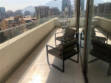 Departamento en arriendo mensual en Parque Arauco, Las Condes - 2 dormitorios, 2 baños