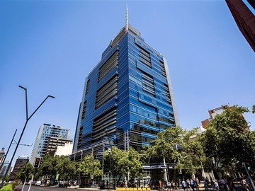 Oficina en arriendo mensual en Edificio Palladio /Metro Pedro de Valdivia, Providencia