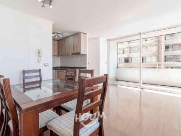 Departamento en arriendo mensual en Avenida Almirante Blanco Encalada, Santiago - 2 dormitorios, 1 baño