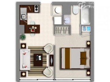 Departamento en venta en Av. Maria Rozas - Av. Ecuador - Estación Central / Se Vende Departamento de 1 Dormitorio 1 Baño, Estación Central - 1 dormitorio, 1 baño