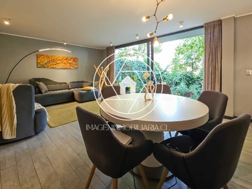 Departamento en venta en Townhouse Triplex con jardín, 3H, 3B, 2EST (159808), Lo Barnechea - 3 dormitorios, 3 baños