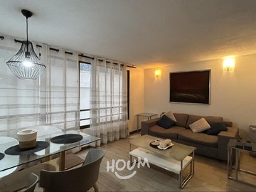 Departamento en arriendo mensual en Las Torcazas, Las Condes - 1 dormitorio, 1 baño