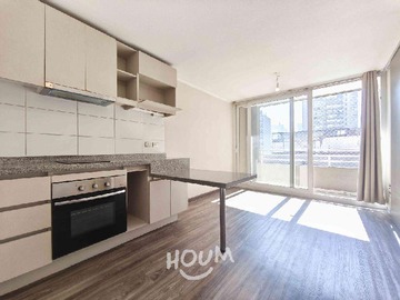 Departamento en arriendo mensual en Nataniel Cox, Santiago - 1 dormitorio, 1 baño