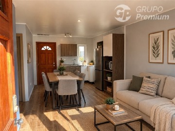 Casa en arriendo mensual en Barrio Inglés, Temuco - 2 dormitorios, 1 baño