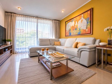 Departamento en arriendo mensual en En las Condes - 1 dormitorio, 1 baño